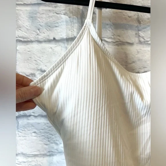 Andie Amalfi One Piece Swimsuit, white, large tall - Picture 4 of 6